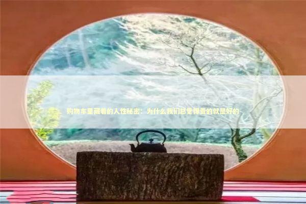 购物车里藏着的人性秘密：为什么我们总觉得贵的就是好的 情感心理